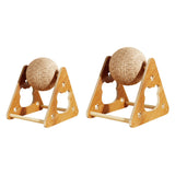 Maxbell Cat Scratcher Toy Cat Scratching Post for Small Medium Large Cats Chinchilla M