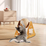 Maxbell Cat Scratcher Toy Cat Scratching Post for Small Medium Large Cats Chinchilla M