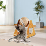 Maxbell Cat Scratcher Toy Cat Scratching Post for Small Medium Large Cats Chinchilla L