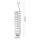 Maxbell Stainless Steel Parrots Feeder Basket Hollow Design Sturdy Bird Foraging Toy