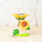 Maxbell Hamster Water Bottle Holder Cute Sunflower for Mice Chinchilla Small Animals