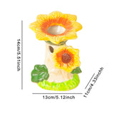 Maxbell Hamster Water Bottle Holder Cute Sunflower for Mice Chinchilla Small Animals