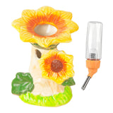 Maxbell Hamster Water Bottle Water Dispenser Sunflower for Small Animals Mice Gerbil