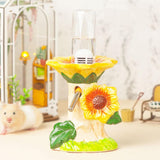 Maxbell Hamster Water Bottle Water Dispenser Sunflower for Small Animals Mice Gerbil
