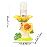Maxbell Hamster Water Bottle Water Dispenser Sunflower for Small Animals Mice Gerbil