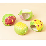 Maxbell Gerbil Water Bottle Stand Corn Shaped for Squirrels Dwarf Hamster Chinchilla Violet