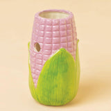 Maxbell Gerbil Water Bottle Stand Corn Shaped for Squirrels Dwarf Hamster Chinchilla Violet