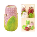 Maxbell Gerbil Water Bottle Stand Corn Shaped for Squirrels Dwarf Hamster Chinchilla Violet