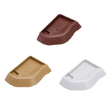 Maxbell Reptile Bathing Pool Aquarium Habitat Accessories Tortoise Feeder for Turtle Brownish Red