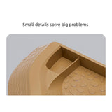 Maxbell Reptile Bathing Pool Aquarium Habitat Accessories Tortoise Feeder for Turtle Brownish Yellow
