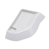 Maxbell Reptile Bathing Pool Aquarium Habitat Accessories Tortoise Feeder for Turtle White