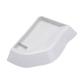 Maxbell Reptile Bathing Pool Aquarium Habitat Accessories Tortoise Feeder for Turtle White