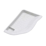 Maxbell Reptile Water Dish with Ramp Landscape Reptile Bathing Pool for Lizard Snake White