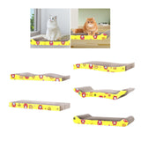 Maxbell Corrugated Paper Cat Scratcher Kitten Scratching Board for Indoor Cats Wave Shape