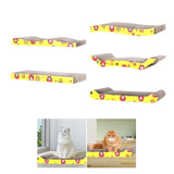 Maxbell Corrugated Paper Cat Scratcher Kitten Scratching Board for Indoor Cats Wave Shape