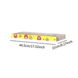 Maxbell Corrugated Paper Cat Scratcher Kitten Scratching Board for Indoor Cats Straight Plate Shape