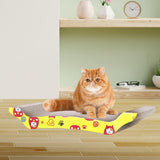 Maxbell Corrugated Paper Cat Scratcher Kitten Scratching Board for Indoor Cats Arch Shape