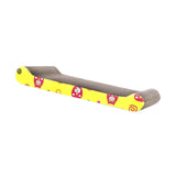 Maxbell Corrugated Paper Cat Scratcher Kitten Scratching Board for Indoor Cats Bone Shape