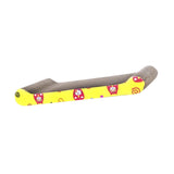 Maxbell Corrugated Paper Cat Scratcher Kitten Scratching Board for Indoor Cats Bone Shape