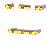 Maxbell Corrugated Paper Cat Scratcher Kitten Scratching Board for Indoor Cats Bone Shape
