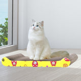 Maxbell Corrugated Paper Cat Scratcher Kitten Scratching Board for Indoor Cats Bone Shape