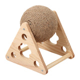 Maxbell Sisal Cat Scratching Ball for Cat Lovers Cat Playing Supplies with Stand Style B