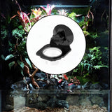 Maxbell Reptile Feeder with Suction Cup Convenient Feeding Cup for Frog Gecko 6.3x8x8cm
