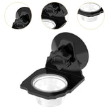 Maxbell Reptile Feeder with Suction Cup Convenient Feeding Cup for Frog Gecko 6.3x8x8cm