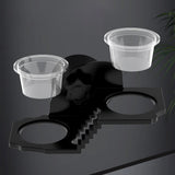 Maxbell Reptile Feeder with Suction Cup Convenient Feeding Cup for Frog Gecko 6.3x8x8cm