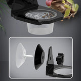 Maxbell Reptile Feeder with Suction Cup Convenient Feeding Cup for Frog Gecko 6.3x8x8cm