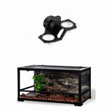 Maxbell Reptile Feeder with Suction Cup Convenient Feeding Cup for Frog Gecko 14.5x7x8cm