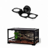 Maxbell Reptile Feeder with Suction Cup Convenient Feeding Cup for Frog Gecko 19x6.1x8cm