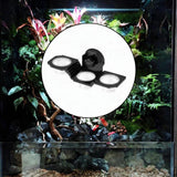 Maxbell Reptile Feeder with Suction Cup Convenient Feeding Cup for Frog Gecko 19x6.1x8cm