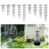 Maxbell Garden Obelisk Trellis Rust Resistant Potted Plant Support for Flowers Vines 50cm 1 umbrella