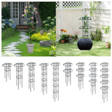 Maxbell Garden Obelisk Trellis Rust Resistant Potted Plant Support for Flowers Vines 50cm 1 umbrella