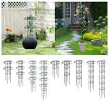 Maxbell Garden Obelisk Trellis Rust Resistant Potted Plant Support for Flowers Vines 50cm 1 umbrella