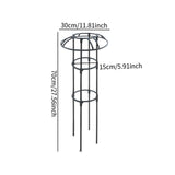 Maxbell Garden Obelisk Trellis Rust Resistant Potted Plant Support for Flowers Vines 70cm 1 umbrella