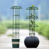 Maxbell Garden Obelisk Trellis Rust Resistant Potted Plant Support for Flowers Vines 90cm 1 umbrella