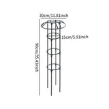 Maxbell Garden Obelisk Trellis Rust Resistant Potted Plant Support for Flowers Vines 90cm 1 umbrella