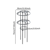 Maxbell Garden Obelisk Trellis Rust Resistant Potted Plant Support for Flowers Vines 70cm multi umbrella
