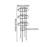 Maxbell Garden Obelisk Trellis Rust Resistant Potted Plant Support for Flowers Vines 90cm multi umbrella