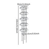 Maxbell Garden Obelisk Trellis Rust Resistant Potted Plant Support for Flowers Vines 130cm multi umbrella