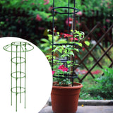 Maxbell Garden Obelisk Trellis Sturdy Flower Stand for Roses Climbing Plants Flowers 90cm 1 umbrella