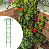Maxbell Garden Obelisk Trellis Sturdy Flower Stand for Roses Climbing Plants Flowers 130cm 1 umbrella
