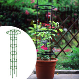 Maxbell Garden Obelisk Trellis Sturdy Flower Stand for Roses Climbing Plants Flowers 130cm 1 umbrella
