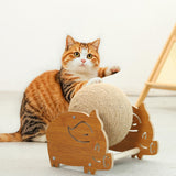 Maxbell Cat Scratcher Toy Grinding Claw Pet Supplies Interactive Cat Scratching Ball