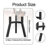 Maxbell Dog Bowl Stand Only Iron Adjustable Width 7"-10.6'' for Pet Dish Slow Feeder Fixed Height