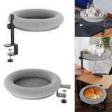 Maxbell Cat Desk Bed Comfortable Metal Frame Kitten Furniture Pet Bed Cat Perch Adjustable Height