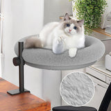 Maxbell Cat Desk Bed Comfortable Metal Frame Kitten Furniture Pet Bed Cat Perch Adjustable Height