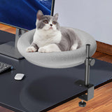 Maxbell Cat Desk Bed Comfortable Metal Frame Kitten Furniture Pet Bed Cat Perch Adjustable Height